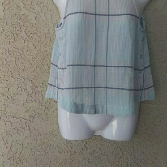 Cloth & stone by anthropologie plaid print tank - Picture 2 of 6